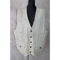 KAMIZELKA MOTOCYKLOWA SKÓRA rozm. 4XL